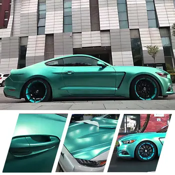 

New CARBINS Vinyl Car Wrap Product! Eletric Tiffany Blue Color Wrapping Paper