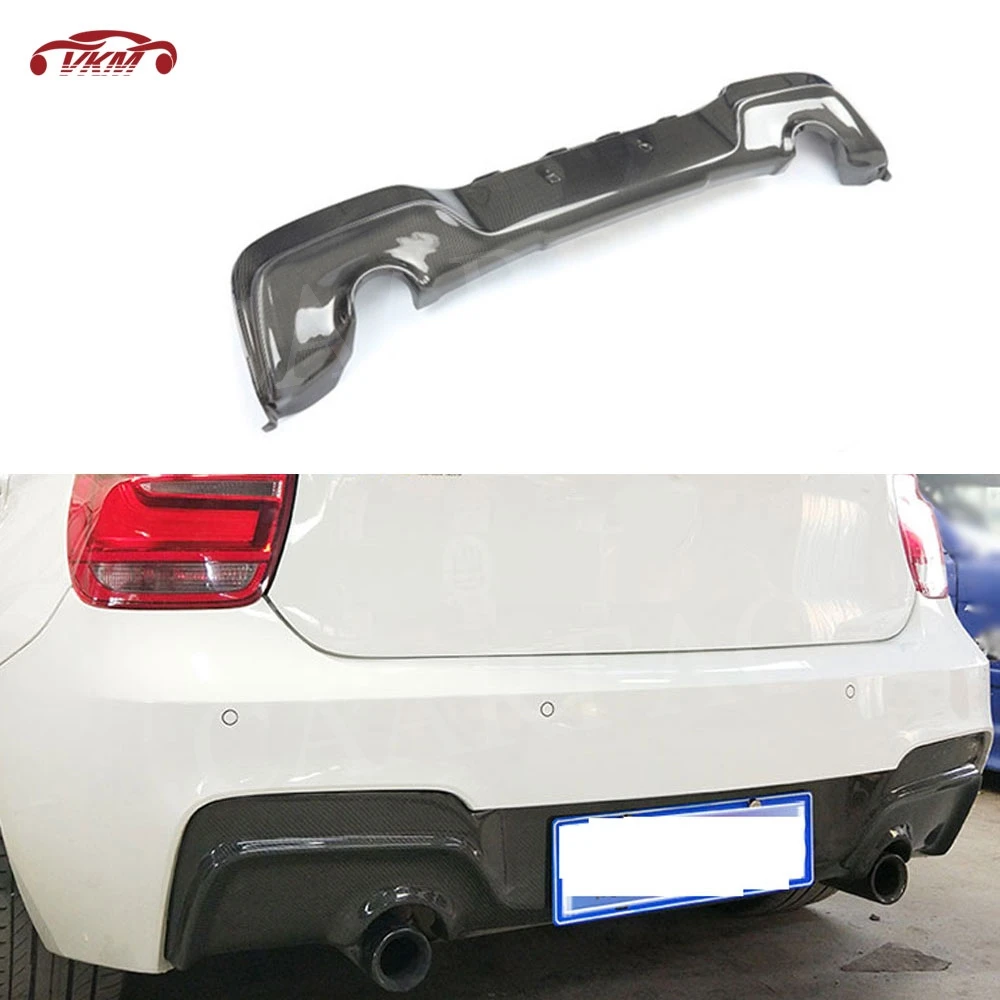 Для F20 задний диффузор спойлер для BMW 1 серии M135i M Sport 2012 2014 углеродное волокно