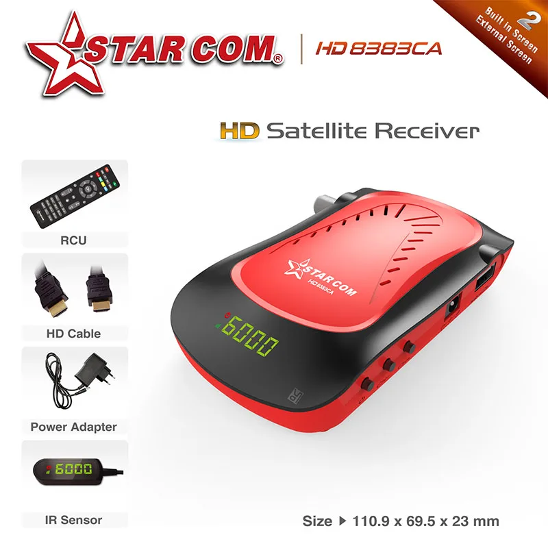 Starcom HD8383 спутниковый ресивер Supoort CA бесплатный арабский IPTV DVBS2 Full HD цифровой ТВ приставка с YOUTUBE спутниковый ТВ приемник