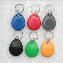 500 шт./пакет брелок для ключей 125 кГц ABS ключевые теги для контроля доступа по отпечаткам записи и читаемый брелок брелков T5577 T5557 чип