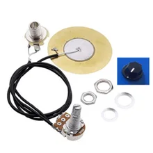 27 мм Guitar Pickup датчик Piezo Prewired усилитель с 6,35 мм выходным разъемом для Акустическая гитара укулеле Cigar Box Гитара