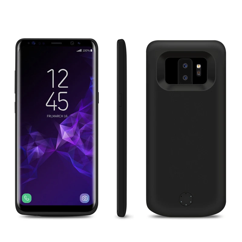 6000 мА/ч внешний аккумулятор для samsung Galaxy S9 Plus, чехол для зарядки батареи s 5000 мА/ч, чехол для внешней зарядки для samsung S9, чехол для аккумулятора