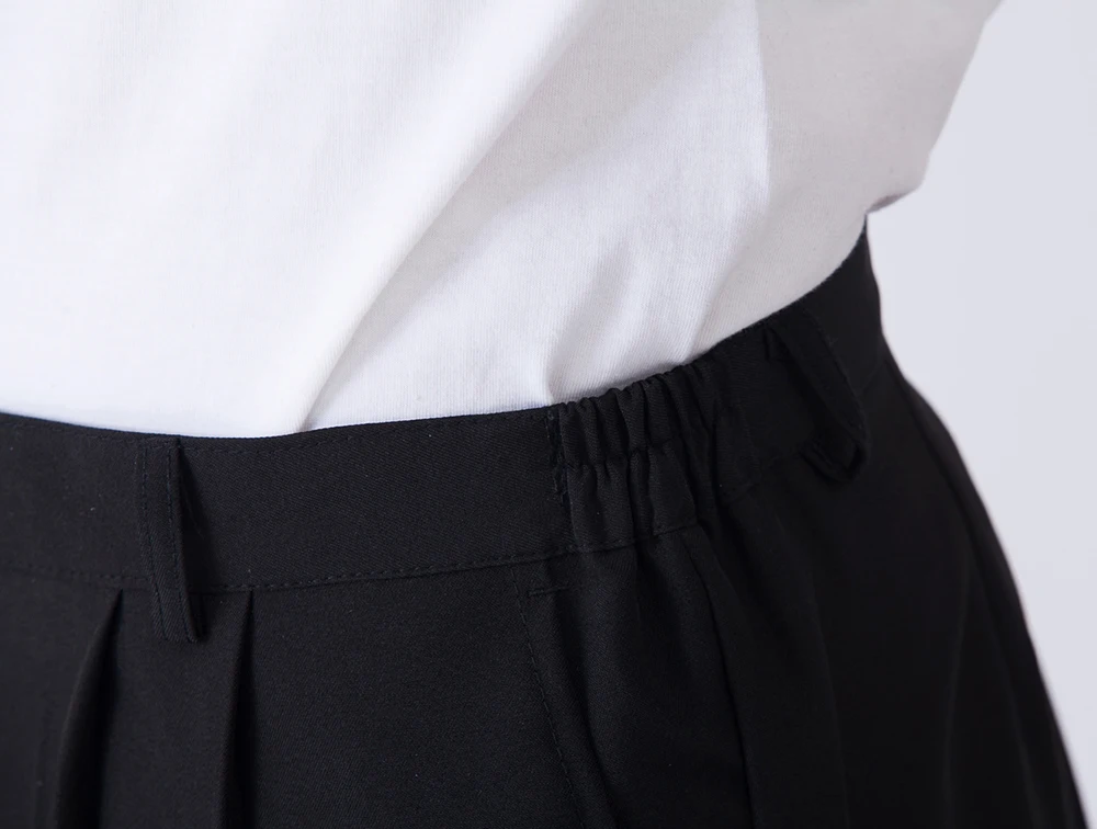 Мужской и женский черный прямой деловой костюм брюки офисная одежда карман длинный Отель Ресторан Еда обслуживание официант брюки шеф-повара