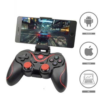 

Original T3 Wireless Bluetooth Gamepad Remote Control Joystick PC Game Controller for Smartphone/Tablet PK S3 Controller package