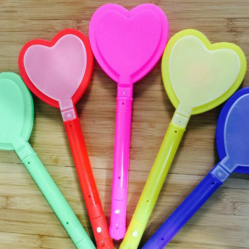 38CM LED Light Stick Love Shape Clap Your Hands Flashing Sticks Children Concert Prop Bar toy FestivalWeddingPartyDecoration (1)