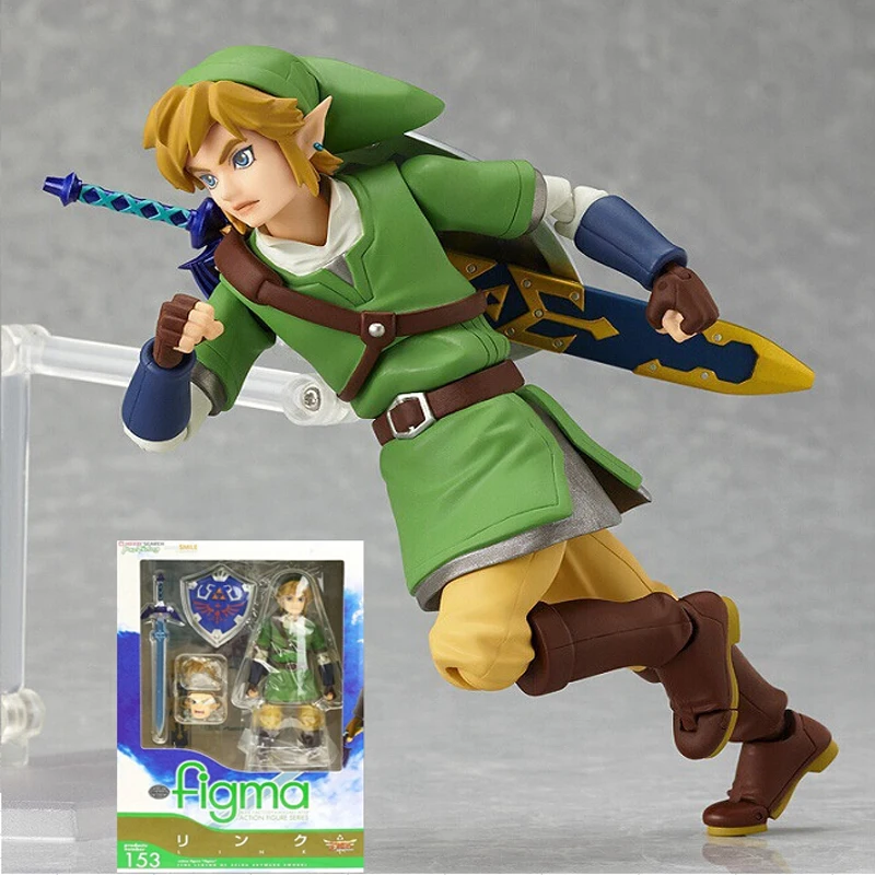 link and zelda figures
