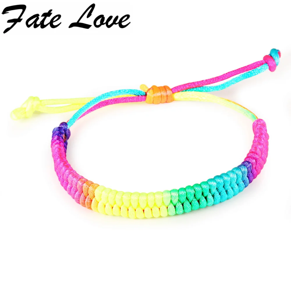 OL Style Colorful String Bracelet Wedding Gifts For Bridesmaids Red