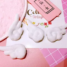 Аниме Card Captor Sakura в виде белых крылышек печатных плюшевые Мультяшные рюкзаки в виде Для женщин и девочек; Kawaii; клип аксессуары для волос заколка для волос, милая игрушка, подарок на Рождество