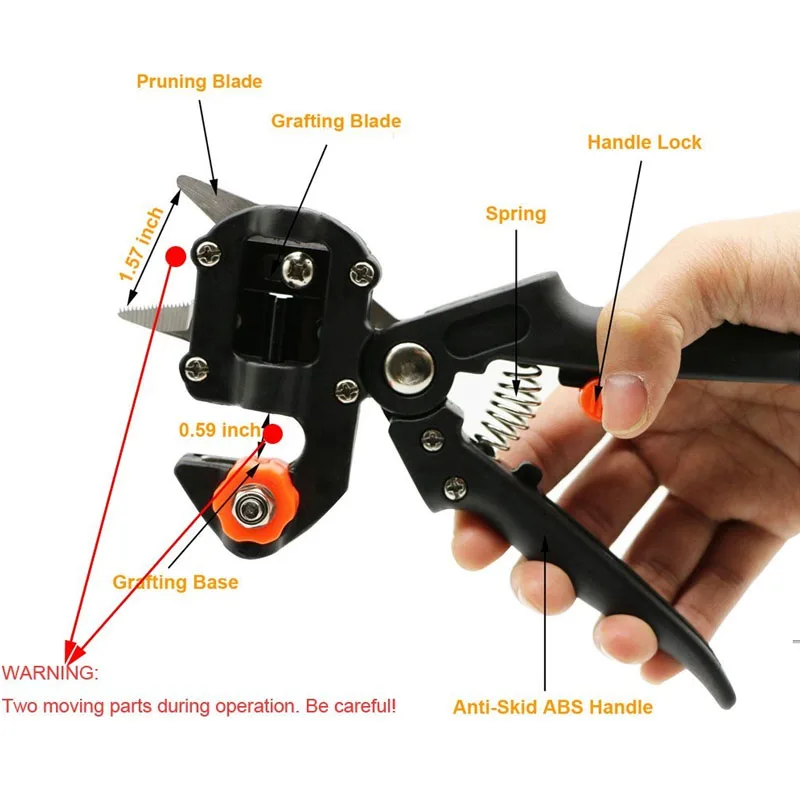 Садовая прививка секатор Набор инструментов Набор растений ветка Виноградная лоза дерево прививка резка ножницы Омега-Cut U-Cut V-Cut