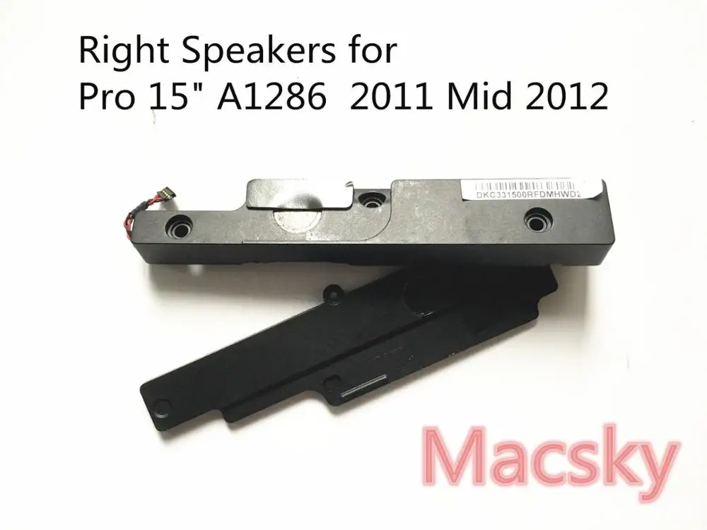 

Internal Right Speaker for Macbook Pro 15'' 2011 2012 A1286 Replacement Subwoofer Loudspeaker MC723 MD318 MD322 609-0287-B