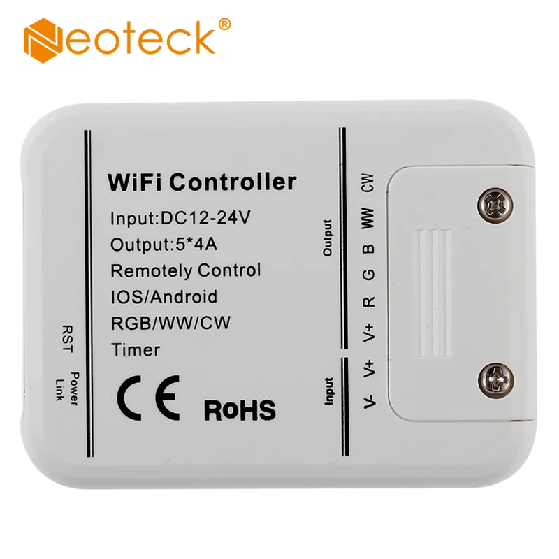 Neoteck беспроводной RGB Wifi LED контроллер полосы IOS Android смартфон 12В-24В 20А APP для MiLight Rgb DC