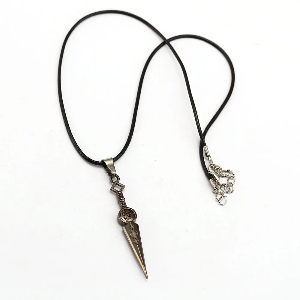 10 шт./лот Ожерелье Наруто Namikaze Minato Kunai веревочный кулон для мальчиков Подарочные