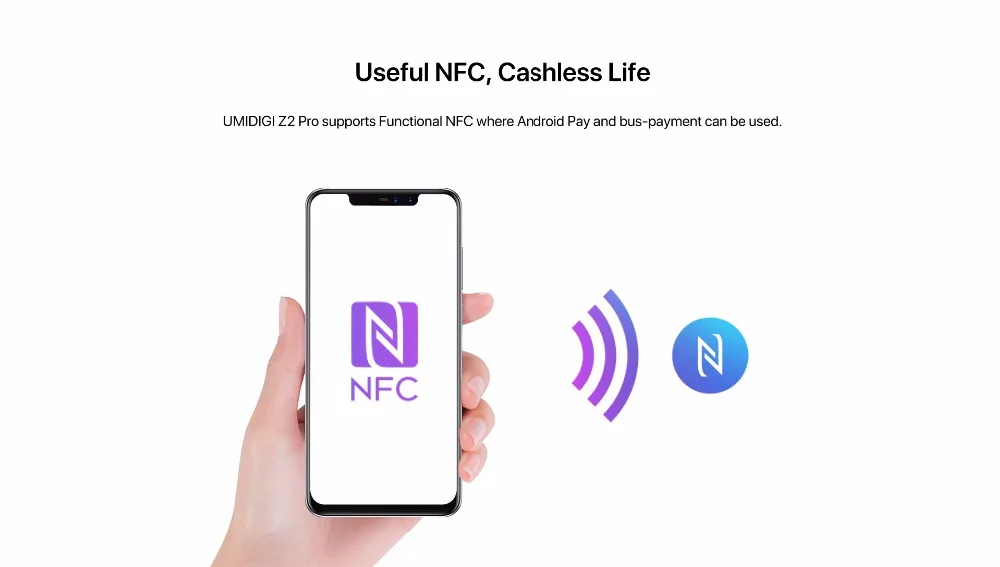 UMIDIGI Z2 Pro Android 8,1 Helio P60 Восьмиядерный 6 ГБ 128 Гб Беспроводная зарядка NFC 6," FHD+ полный дисплей 16 Мп+ 8 Мп четырехъядерный смартфон
