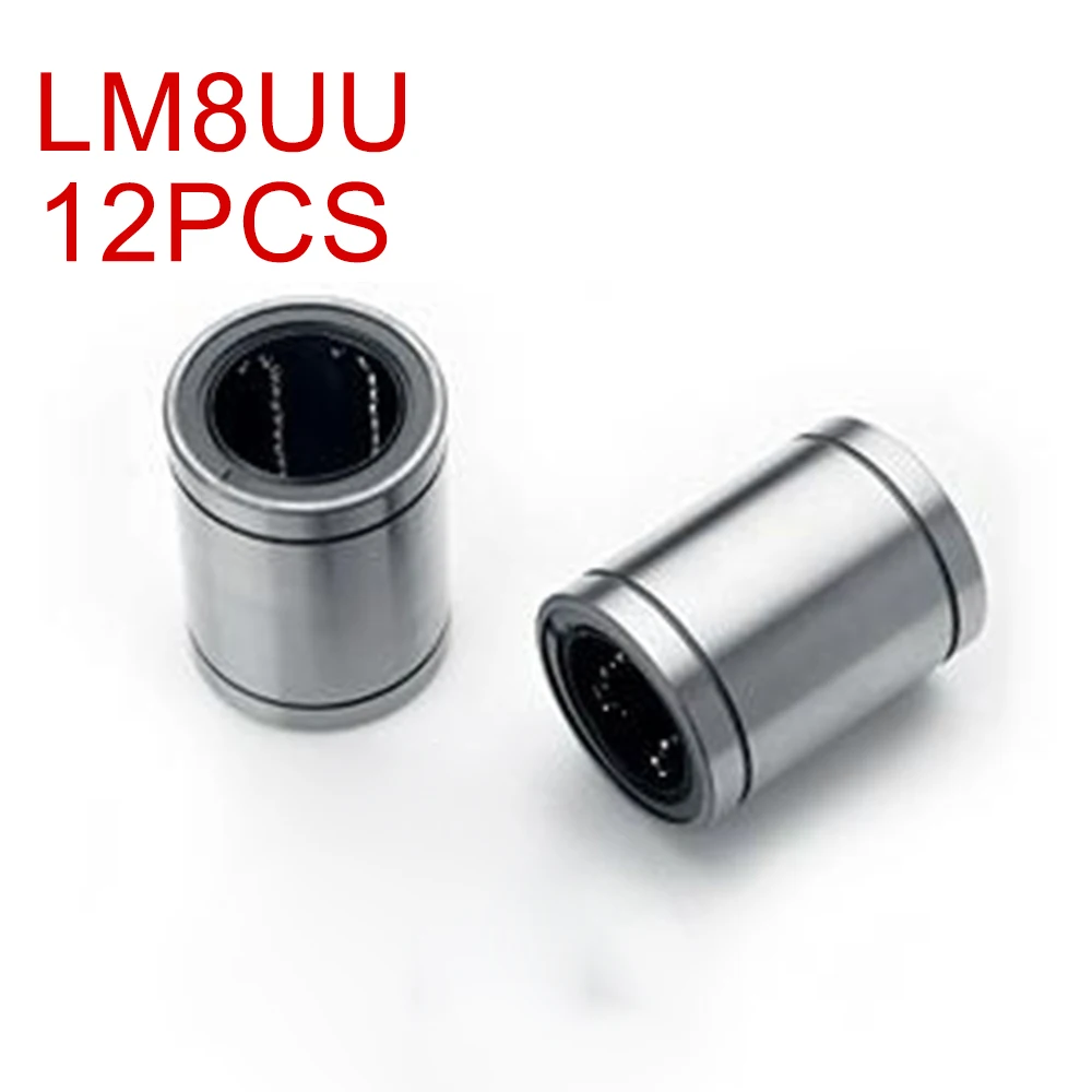 Buy 12 pcs/lot LM8UU 8mm linear ball bearing Linear