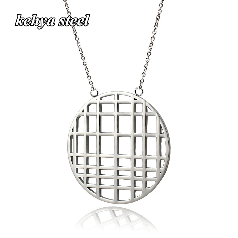 

Punk Round Metal Long Chain Choker Big Round Geometric Jewelry Collar Statement Necklace Silver/Gold/Rose Gold Femme