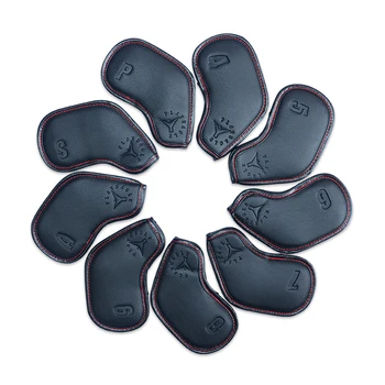 

PLAYEAGLE PU Leather Golf Club Headcover for Iron 9pcs a set