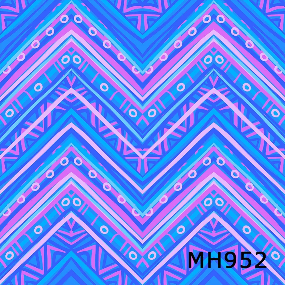 

LB Polyester & Vinyl Zigzag Stripe Abstract Pop Bohemian National style Photography Backdrop For Studio Photo Props Background