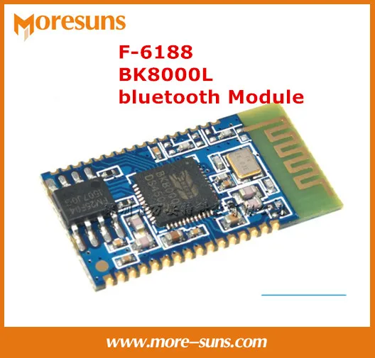 Free shipping 5pcs/lot F 6188 Bluetooth stereo audio module serial port