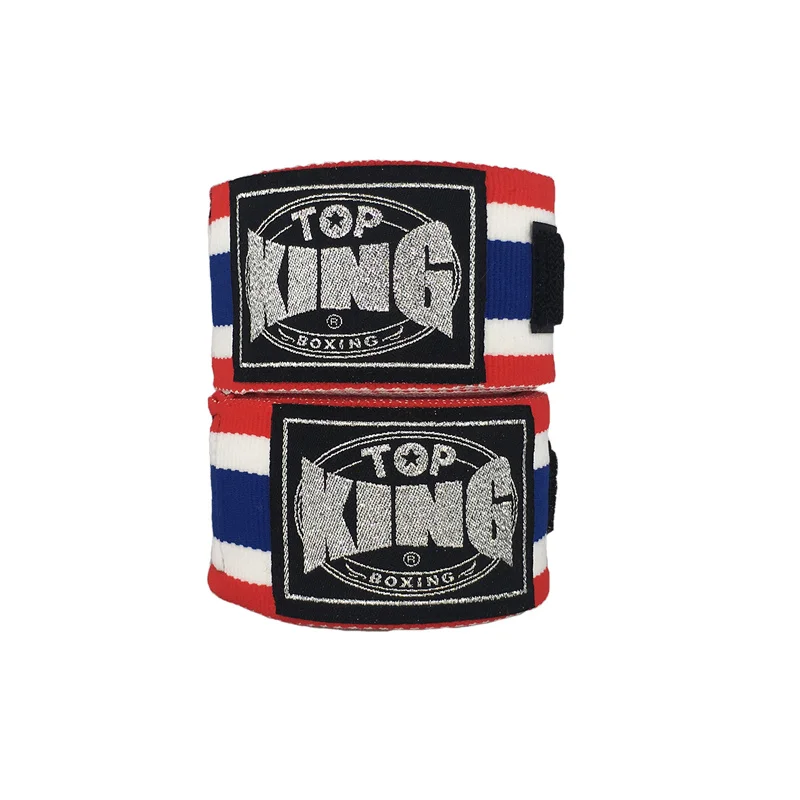 

TOP KING 180 inch Soft Thicken Stretch Boxing Handwraps Thailand Flag TKHWTF01