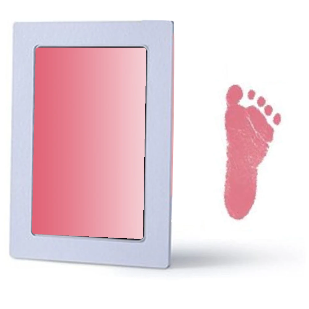 Набор для новорожденных, Нетоксичная рамка с отпечатками пальцев, Нетоксичная сенсорная подушечка с чернилами, Детские сувениры, детская глиняная игрушка - Цвет: WJ3439P