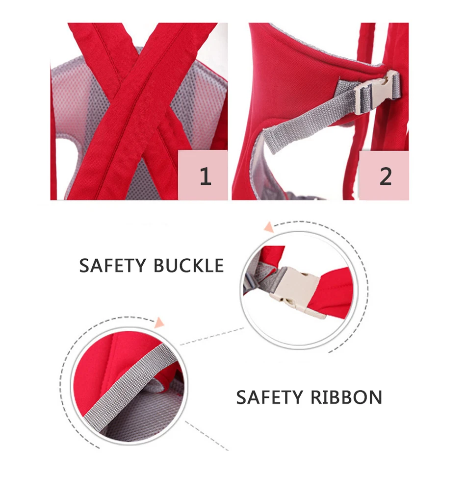Регулируемый ремень для новорожденных 2-30 месяцев, повязка кенгуру сумка-кенгуру Рюкзак, детская дышащая переноска для детей