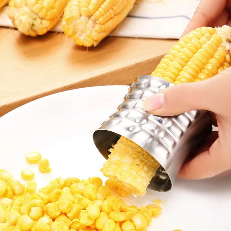 

Corn Stripper Cutter Corn Shaver Peeler Cooking Tool Household Vegetable Planer Cutter Corn Thresher Creative Kitchen Accessorie