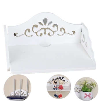 

Creative Set-top Box Frame TV Wall Hanging Hollowed-out Storage Rack Household Living Room Wall Aircraft Decoration