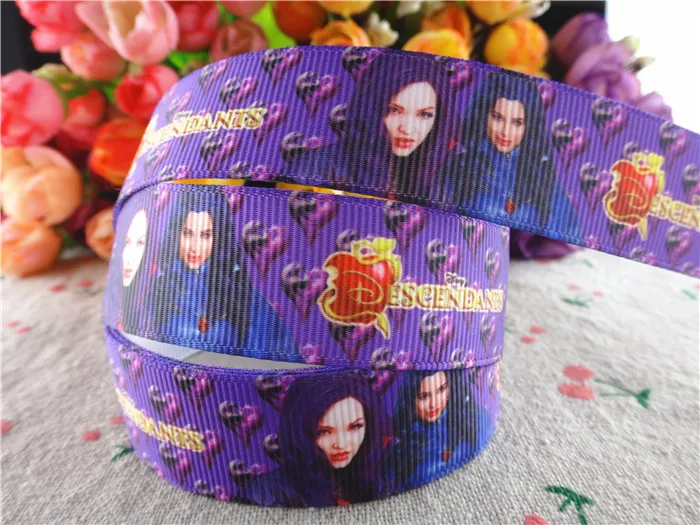 

WQ16032624, new arrival 7/8'' 22mm 10 yards printed grosgrain ribbons cartoon characters ribbon handmade hair bows
