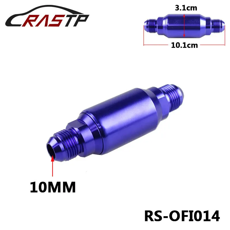 RASTP-авто Замена Стайлинг часть AN8 100 микрон синяя Заготовка алюминиевый