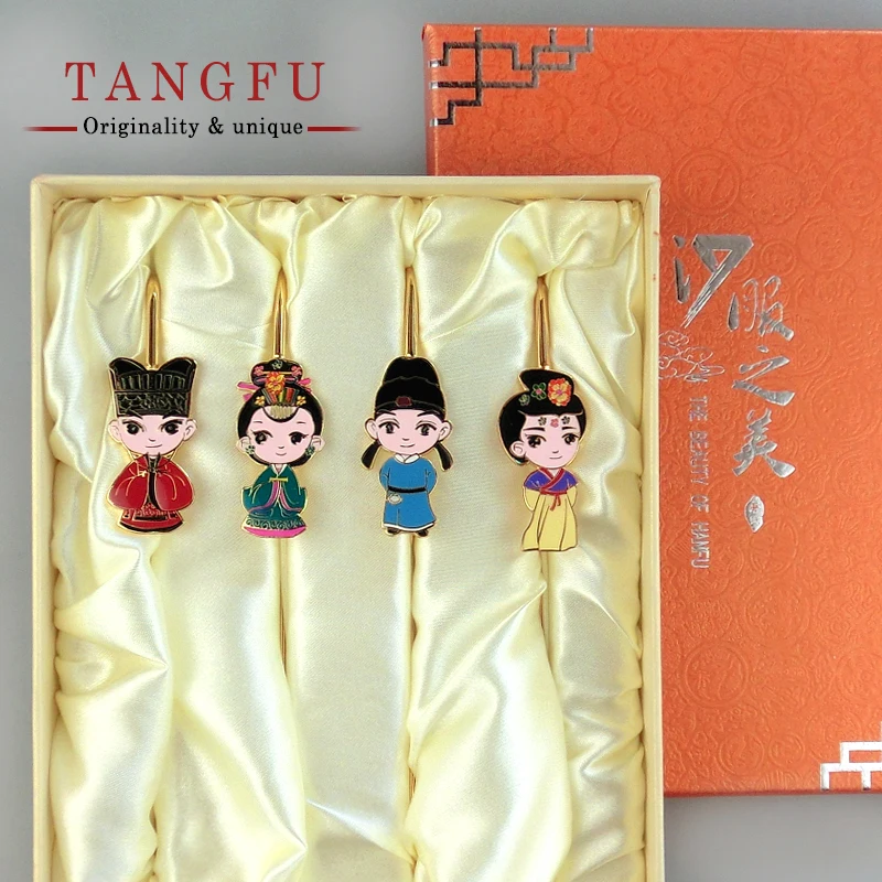 

Q cartoon Beijing Opera School metal bookmark for book chinese school supplies handicraft gift teacher supplies stationery items