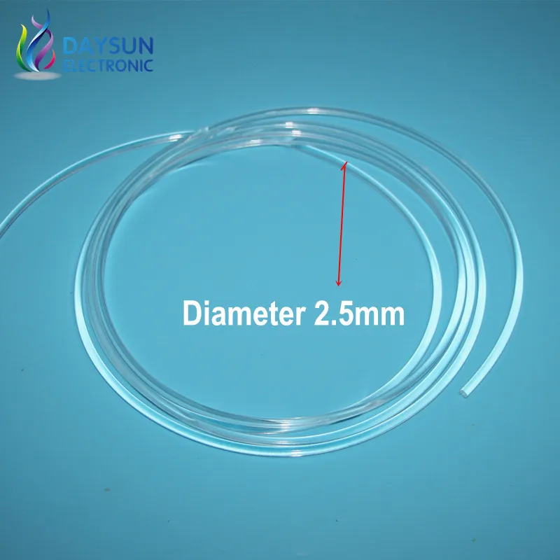 Сверхяркий оптический ПММА волоконный кабель 2,5 мм/3,0 мм Боковой излучающий направляющий светильник Edge светильник ing EL провод сменный светильник ing украшение - Испускаемый цвет: 2.5mm