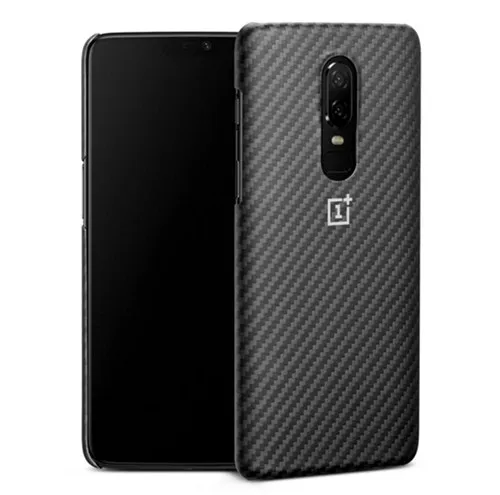 Чехол из арамидных волокон силиконовый песчаник для Oneplus 6 Официальный защитный чехол для телефона бампер - Цвет: Aramid fibers