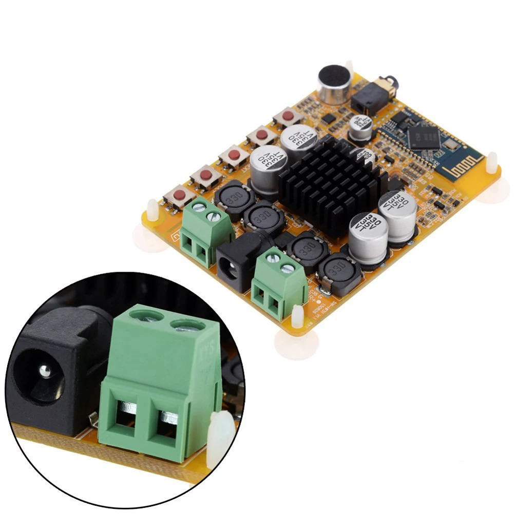 TDA7492 беспроводной Bluetooth 4 0 2x50 Вт бинауральный аудио цифровой усилитель мощности