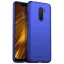 Синий Ультратонкий матовый чехол для Xiaomi Pocophone F1, Противоударная задняя крышка, роскошный пластиковый матовый чехол для телефона для Xiomi poco F1, жесткий чехол s - Цвет: Синий
