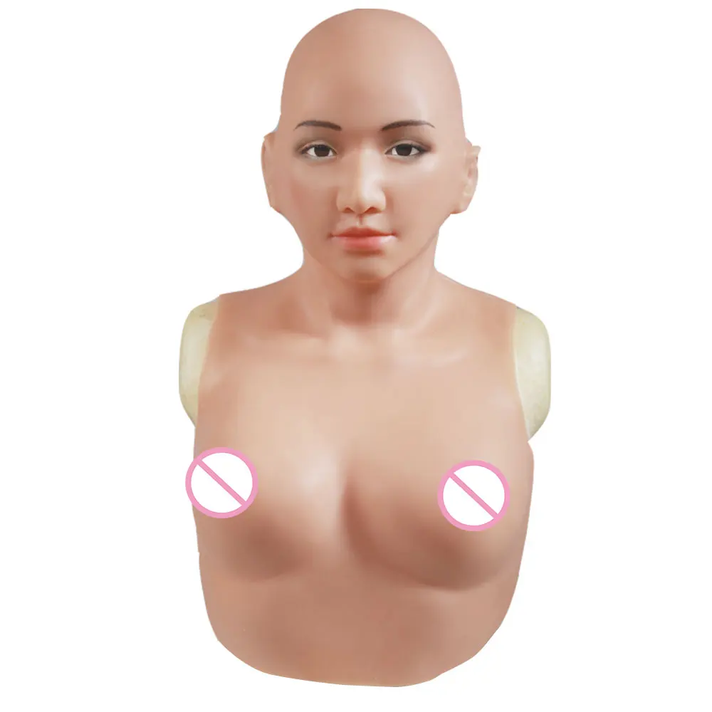 

Angela realistic silicone face for halloween festive & party sexy female latex doll cosplay crossdresser masquera
