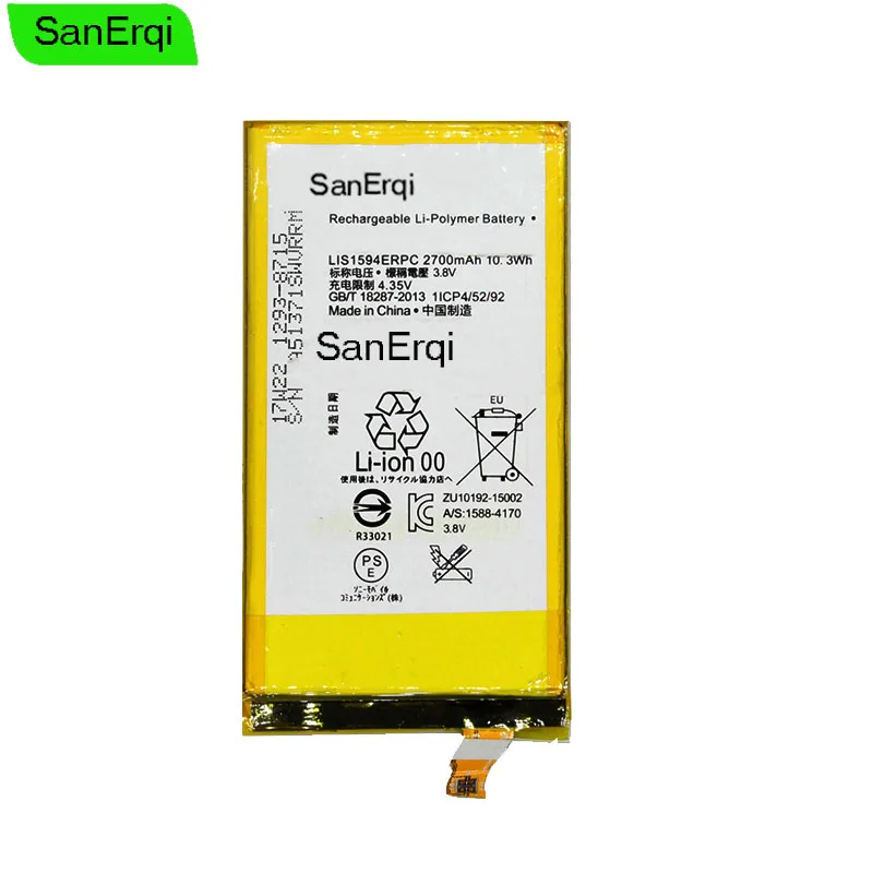 Lis1594Erpc 3500 Mah Batteria Per Sony Z5 Compatto Z5C Z5 Mini Z5Mini E5803 E5823 Cell Phone