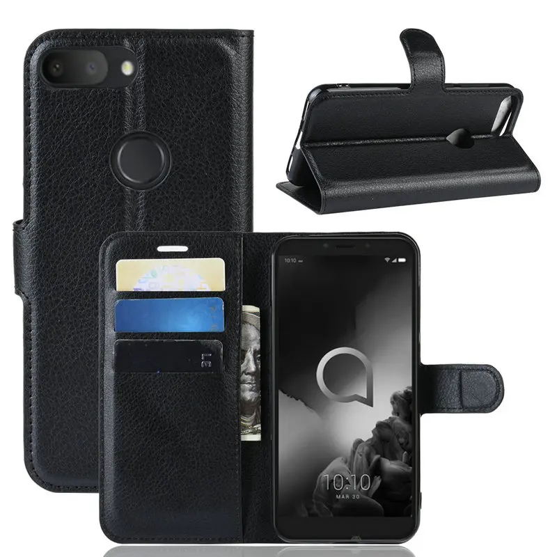 Флип-чехол для alcatel 1s 2019 5024D кожаный чехол-бумажник | Мобильные телефоны и