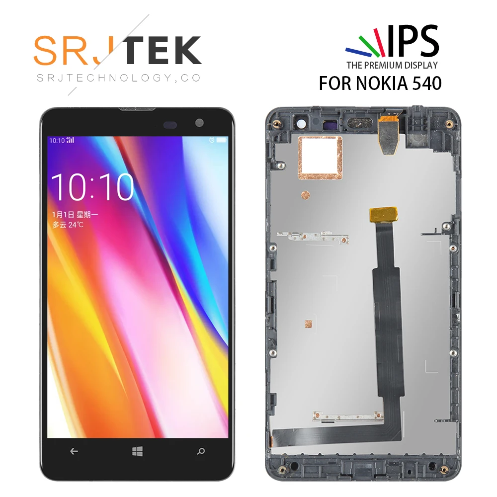 Srjtek 4.7&quot For NOKIA Lumia 625 LCD Touch Screen Display Digitizer Assembly With Frame Replacement Parts | Мобильные телефоны и