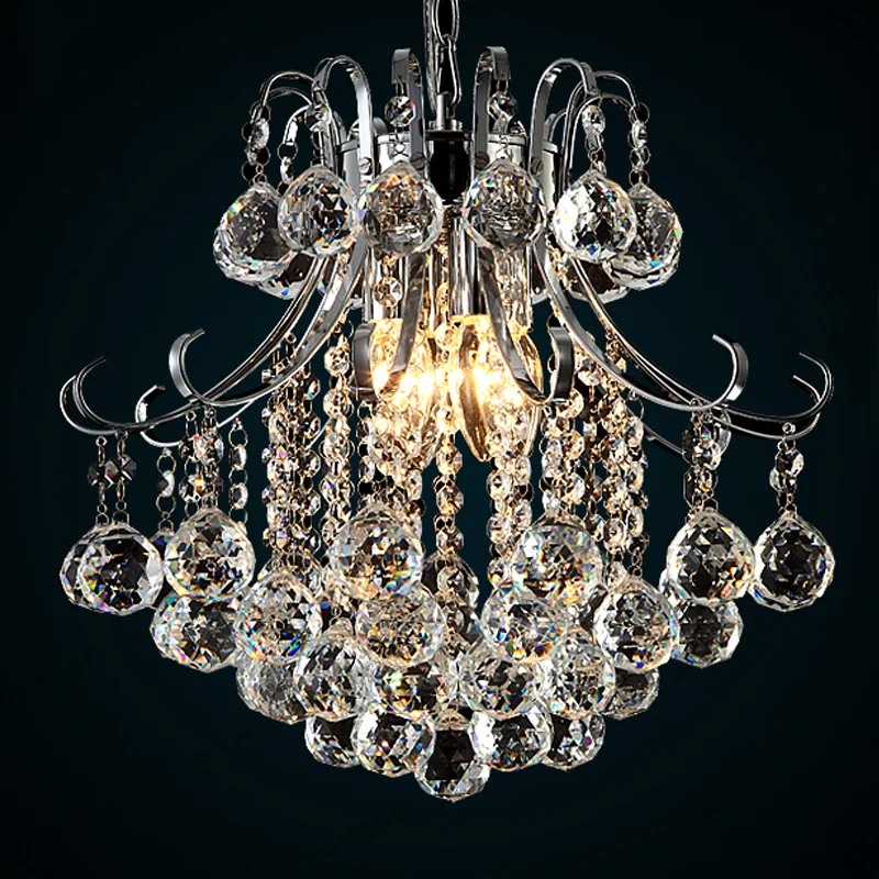 Modern Elegant Crystal Chandelier Ceiling hanging Light For Living Room