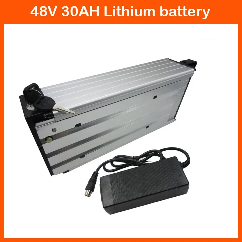 Clearance Chance for  Free customs tax 1200W 48V Rear Rack Battery 48V 30AH Ebike battery Use NCR18650GA 3500mah cell 30A