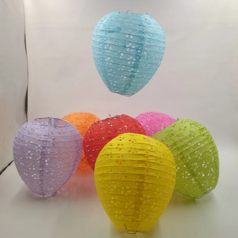 1piece Egg shape paper lanterns for grand Event birthday wedding party