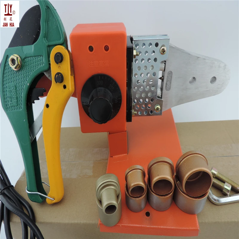 

Free Shipping JIANHUA With 42mm Pipe Scissors 16mm-32mm Soldering Iron For Plastic Pipe, Ppr welding machine, Plastic Welder
