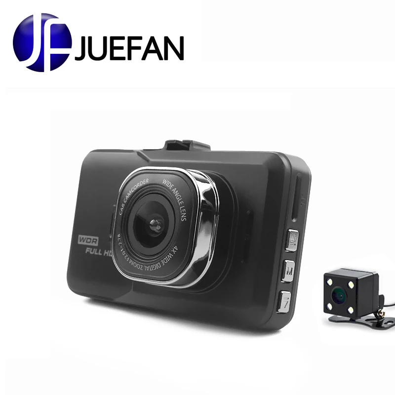 Kopen Camcorder Recorder Auto Camera Full HD 1080 p IR Nachtzicht Ondersteuning High Definition Dvr Dual Lens dvr 3.0 inch scherm lading