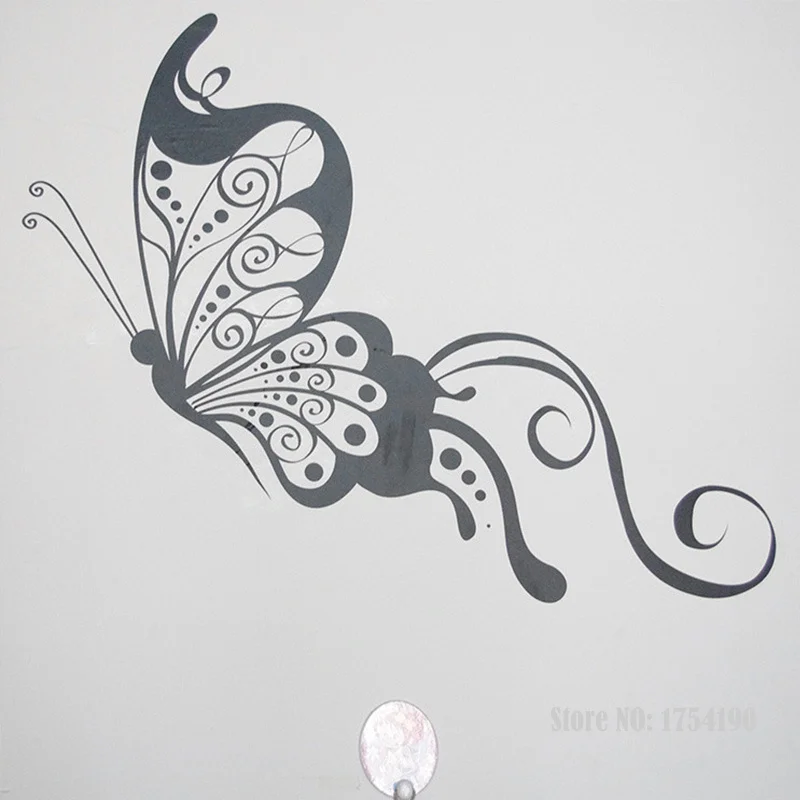 Custom Made Name Butterfly Wall Stickers Home Decor Cartoon Kindergarten Kids Room Art Vinyl Poster 26x66cm RS2666 In From Garden Custom Made Name Butterfly Wall Stickers Home Decor Cartoon Kindergarten Kids Room Art Vinyl Poster 26x66cm RS2666 In From Garden
