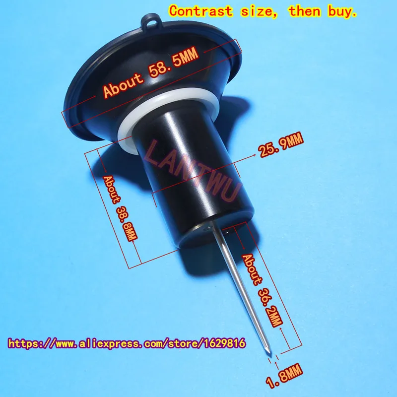 (1 шт $7 5) HMHonda CBX400F INTEGRA NC07 мотоцикл Keihin Карбюратор вакуумный мембранный Плунжер в