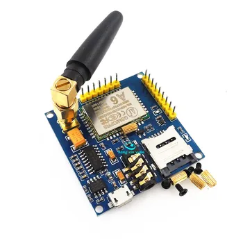 

A6 GPRS Pro Serial GPRS GSM Module Core DIY Developemnt Board TTL RS232 With Antenna GPRS Wireless Module Data Replace SIM900