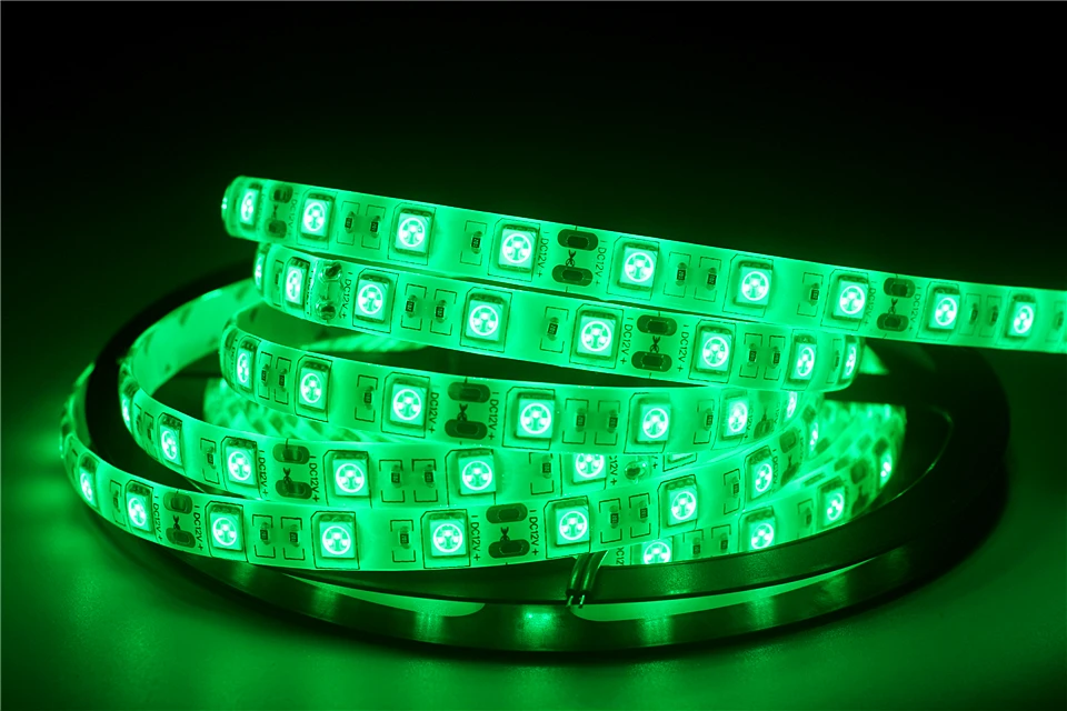 5 м супер яркий 5050 SMD RGB светодио дный полосы света 60 светодио дный s/M 300 светодио дный s DC 12 В светодио дный ленты гибкий свет Ip65