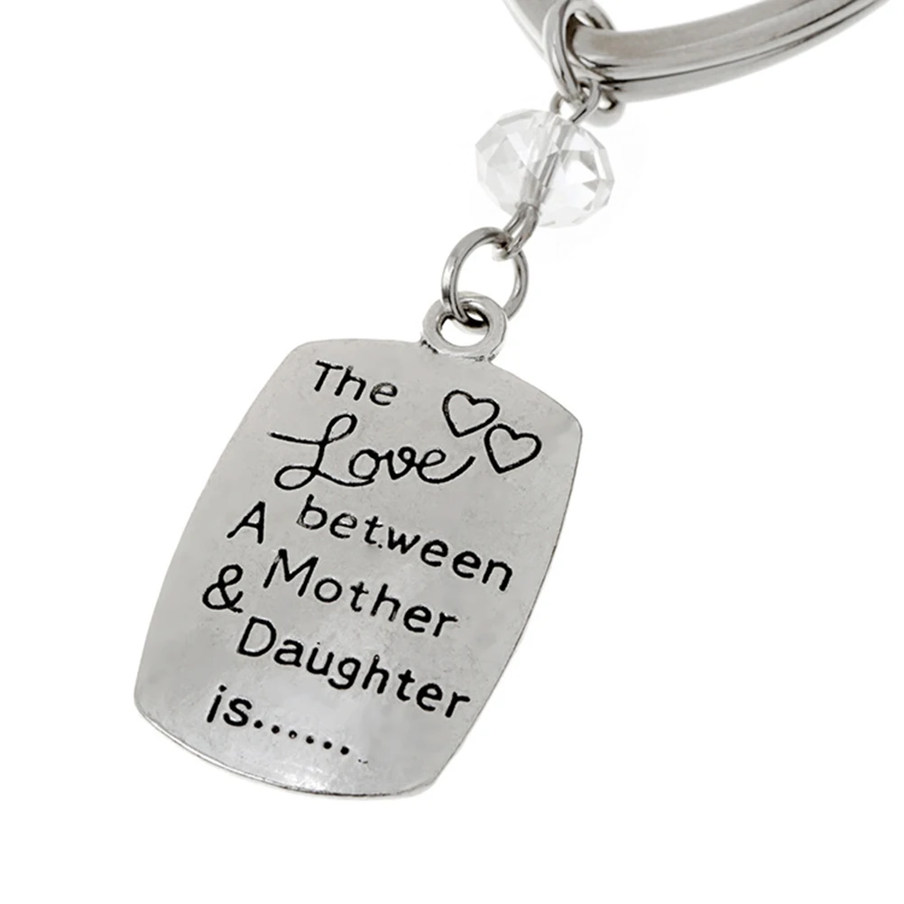 PIXNOR буквы любовь между мать и подвеска для дочери брелок в форме сердца модный на