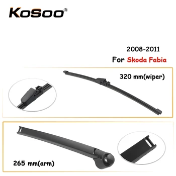 

KOSOO Auto Rear Car Wiper Blade For Skoda Fabia,320mm 2008-2011 Rear Window Windshield Wiper Blades Arm,Car Accessories Styling