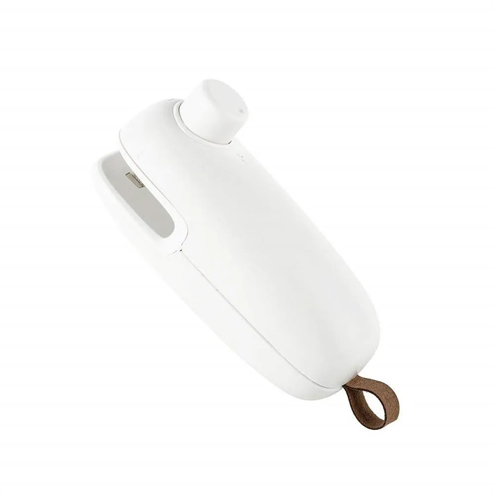 2 в 1 Мини Портативный Ручной герметик для пластикового герметичного мешка резак респиратор инструмент для приготовления пищи посуда кухонные аксессуары - Цвет: White